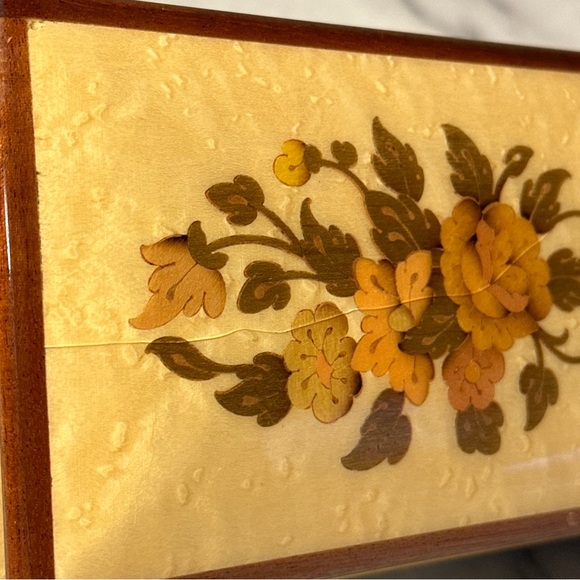 reuge Accents Vintage Reuge Swiss Movement Music Box Made In Italy